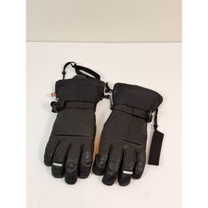 Mountain Hardwear Boundary Ridge GORE-TEX Leather Ski Gloves Black M EUC
